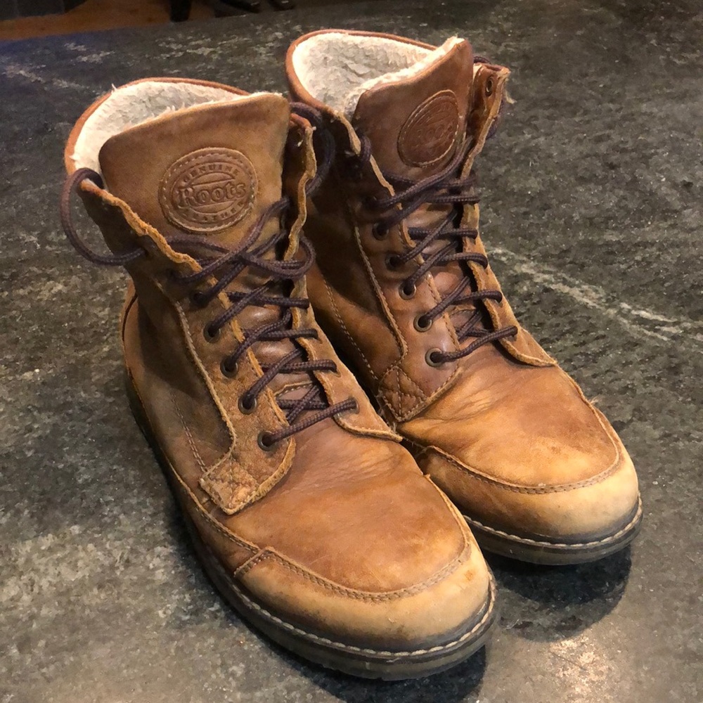 Roots Leather Boots.